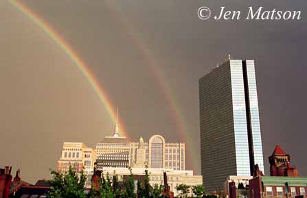 Double Rainbow over Hancock Tower